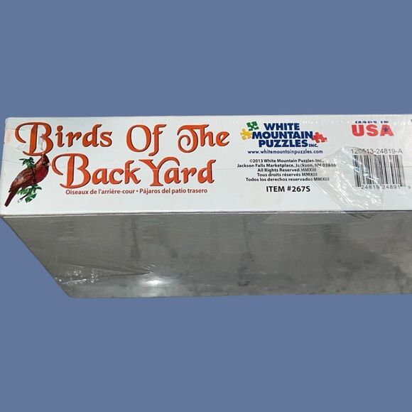 New Sealed White Mountian Birds of the Back Yard 1000 Pc Puzzle - Picture 3 of 4